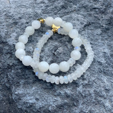 Load image into Gallery viewer, Over the moon ~ beaded bracelet sent
