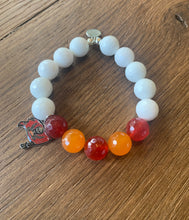 Load image into Gallery viewer, Tampa Bay Buccaneers beaded bracelet with authentic NFL charm
