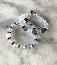 Load image into Gallery viewer, Mesmerizing aura quartz beaded bracelet set