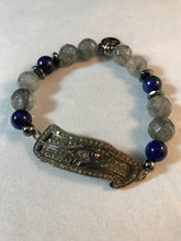 Load image into Gallery viewer, Seattle Seahawks diamond and sterling silver bracelet
