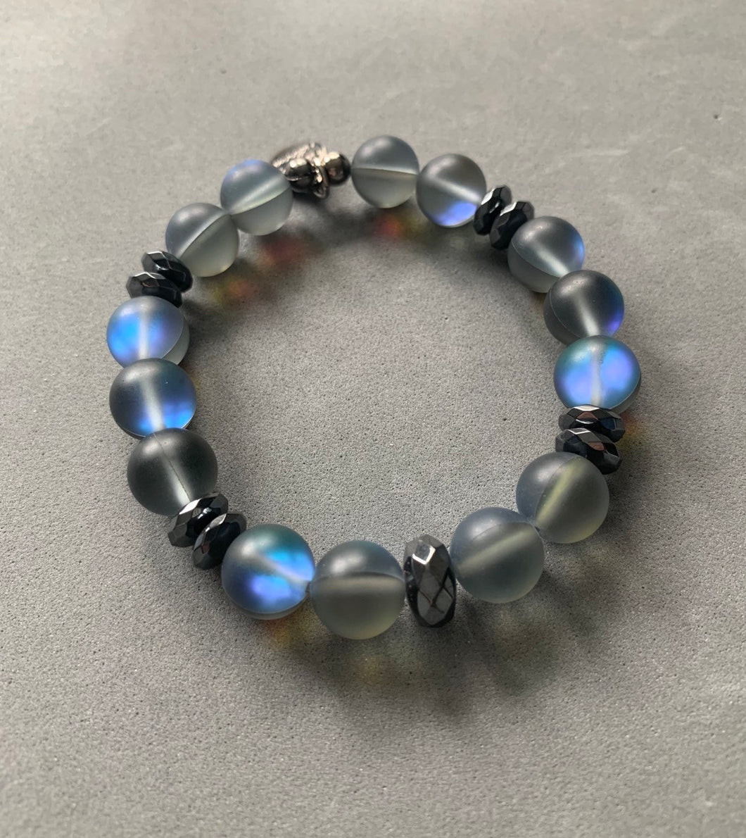 Mystical aura quartz bracelet