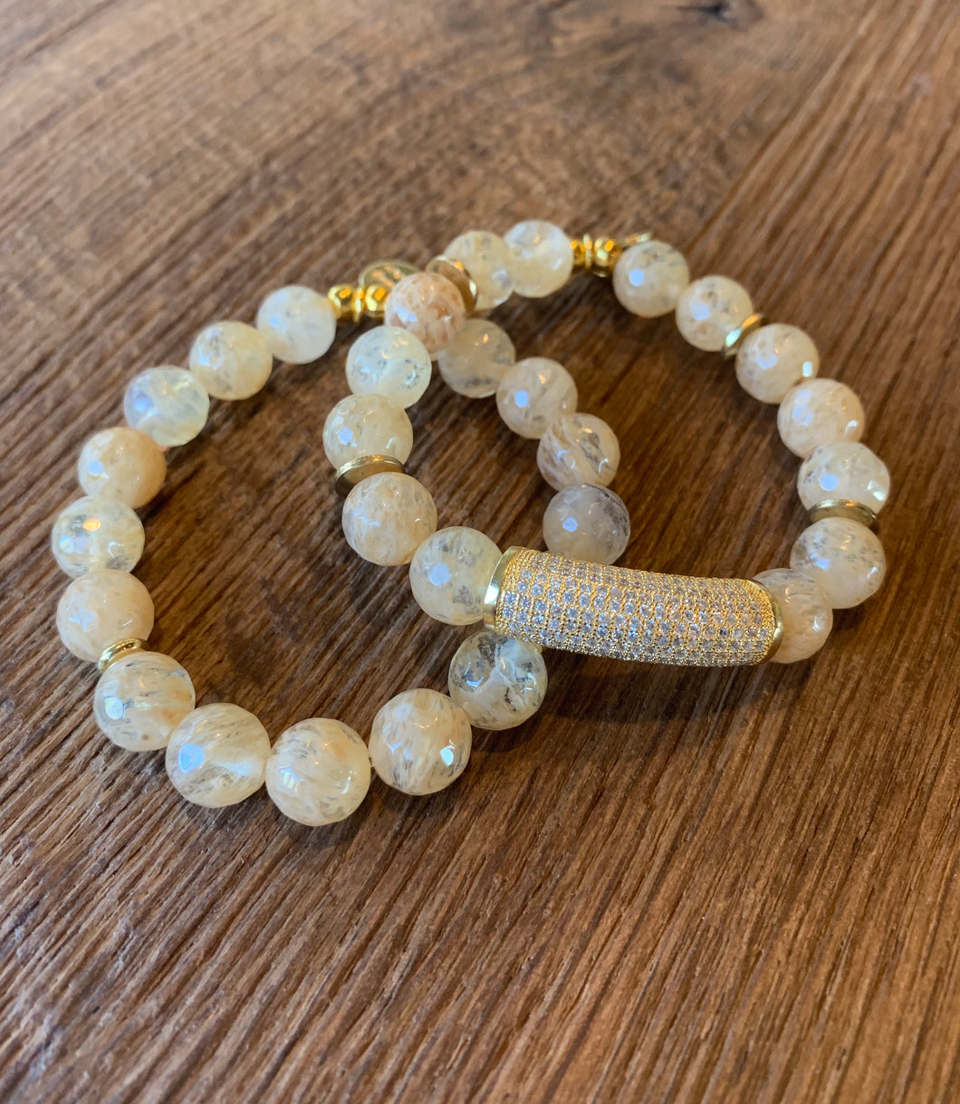 Golden Healer quartz bracelet set